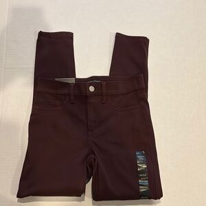 Banana Republic Women's Jeggings - Rich Burgundy